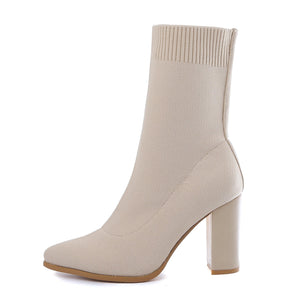 Smile Favorites Sock heels Beige
