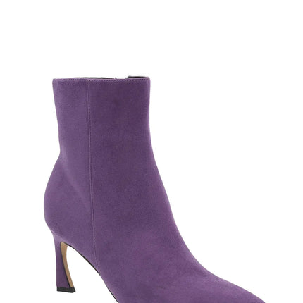 AZAREY Enkellaarsjes Lila Suedine Lederen Voetbed