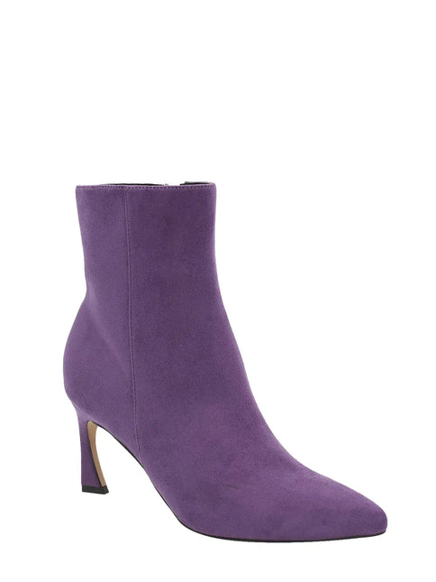 AZAREY Enkellaarsjes Lila Suedine Lederen Voetbed