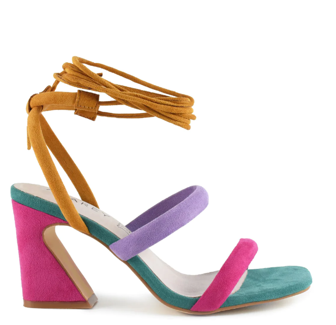 AZAREY Sandalen Multicolor Wikkel Lederen voetbed