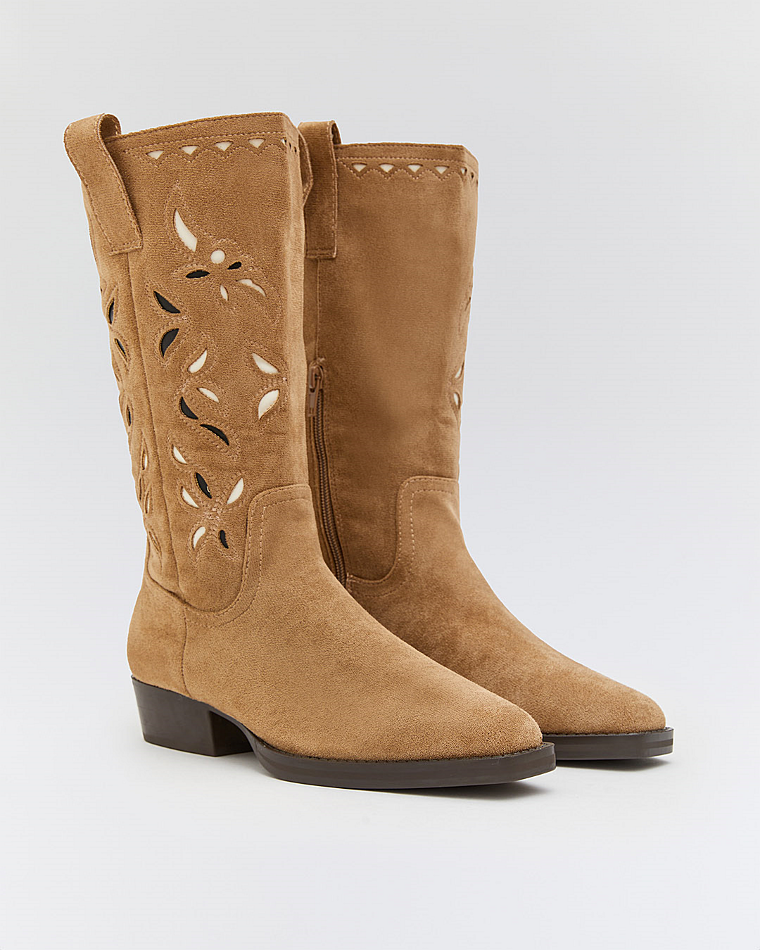 Buonarotti Cowboylaarzen Khaki Suedine Bohemian