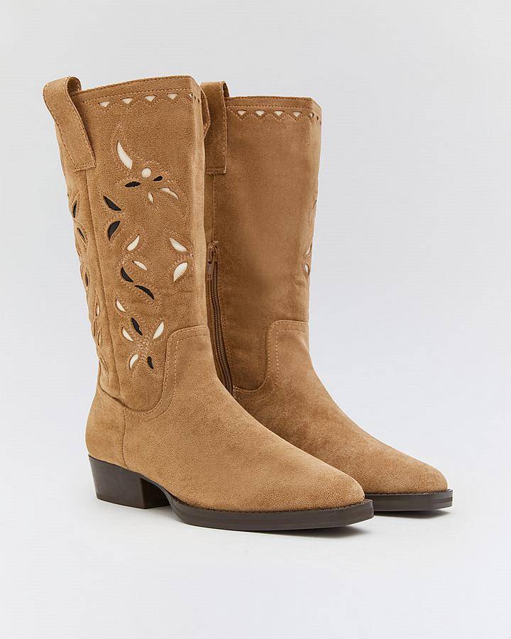 Buonarotti Cowboylaarzen Khaki Suedine Bohemian