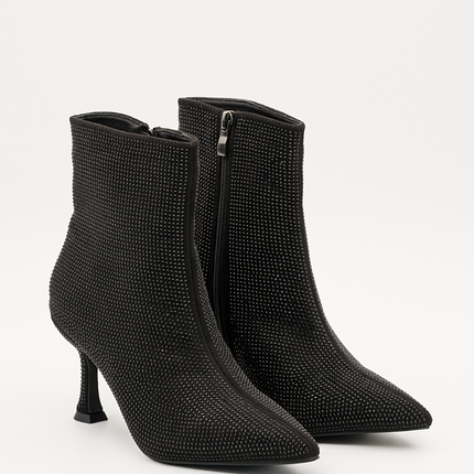 Buonarotti Enkellaarsjes Zwart Rhinestone