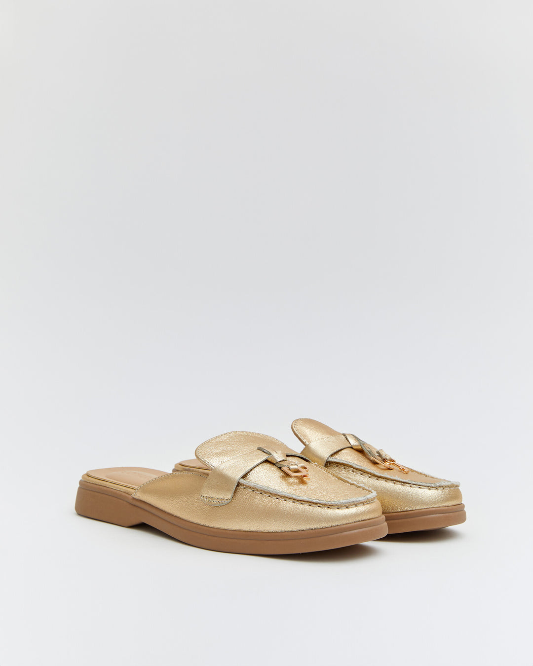 Buonarotti Instap Loafers Goud Bedeltjes