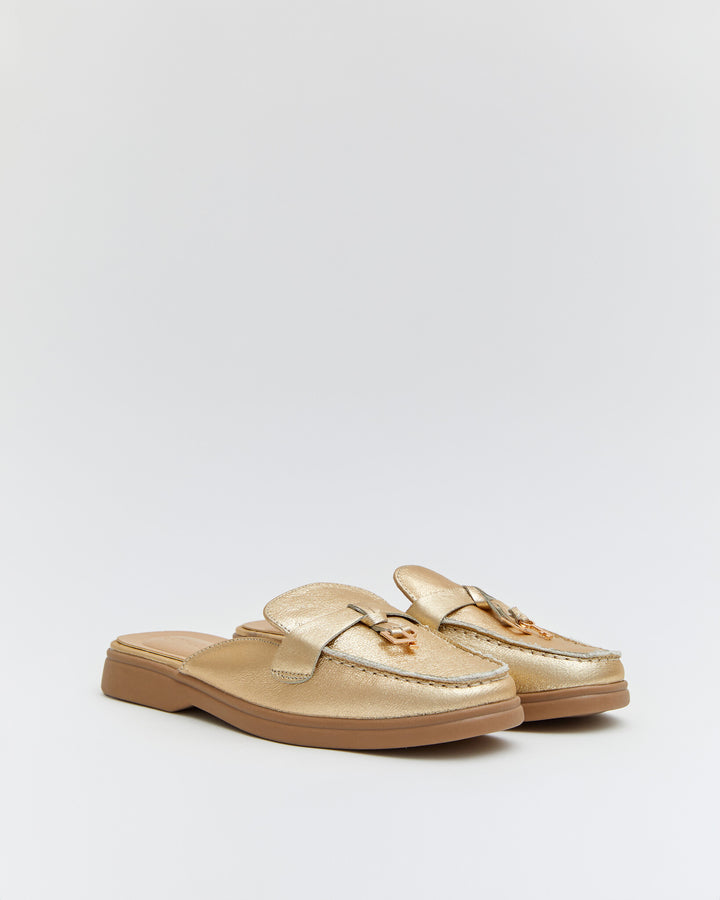 Buonarotti Instap Loafers Goud Bedeltjes