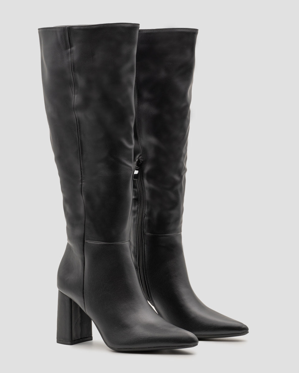 Buonarotti Laarzen Zwart leatherlook