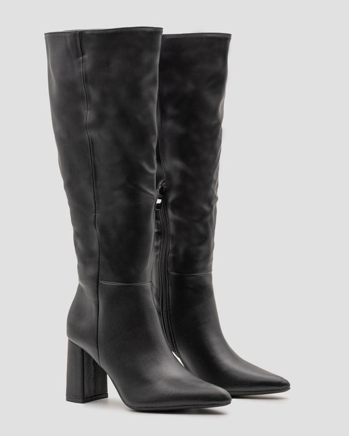 Buonarotti Laarzen Zwart leatherlook