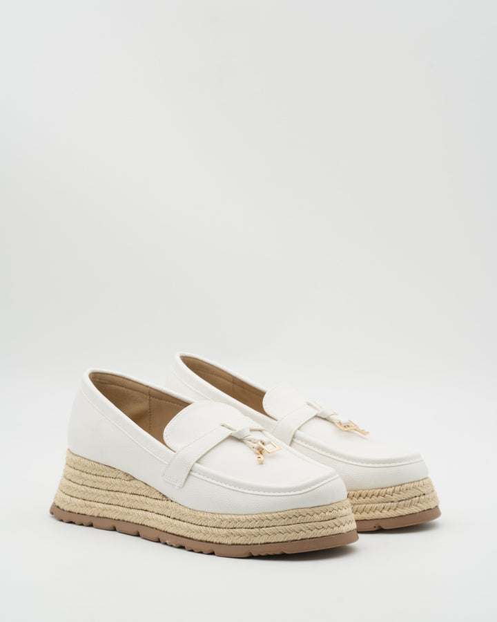 Buonarotti Loafers Wit Sleehak