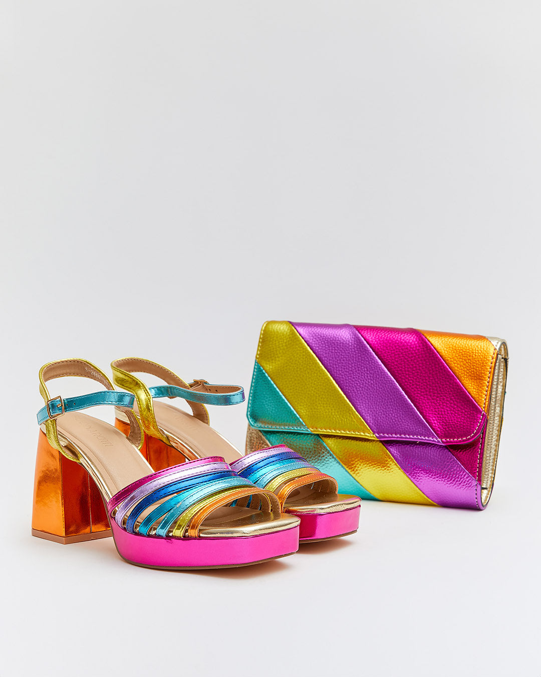 Buonarotti Platform Sandalen Colors Blokhak