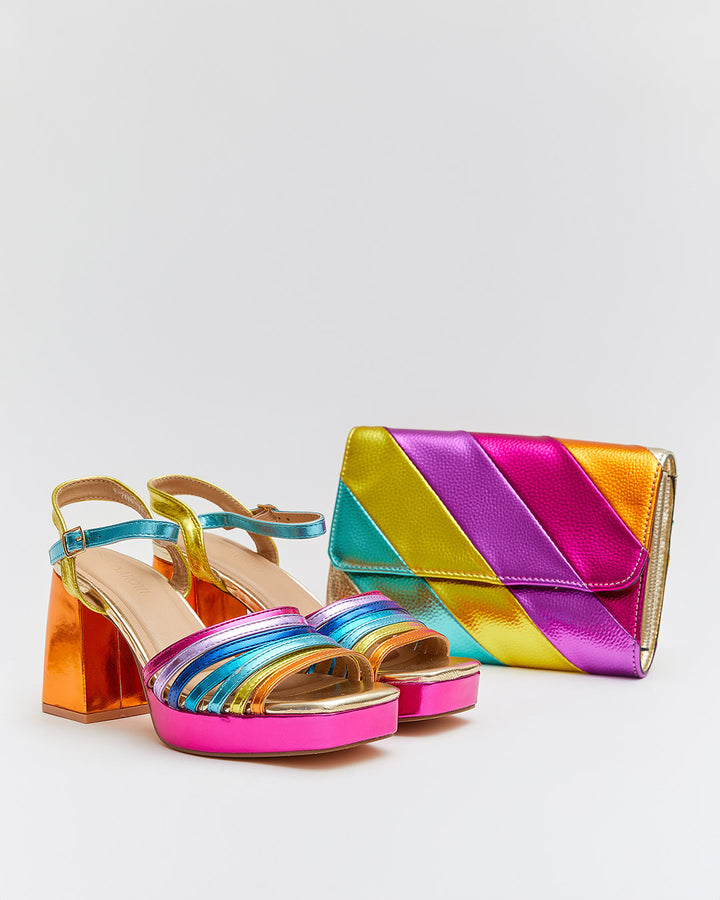 Buonarotti Platform Sandalen Colors Blokhak