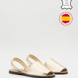 Buonarotti Sandaal slippers Goud Leer
