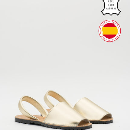 Buonarotti Sandaal slippers Goud Leer