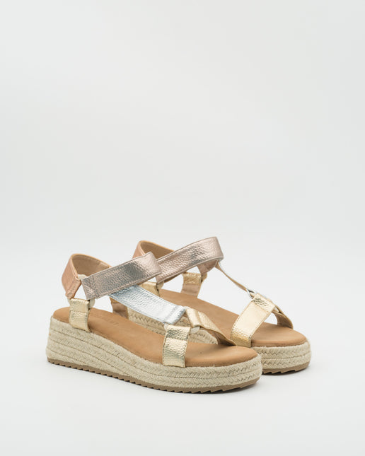 Buonarotti Sandalen Colored Metallic Plateau