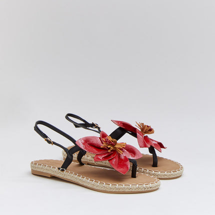 Buonarotti Sandalen Rood Bloem