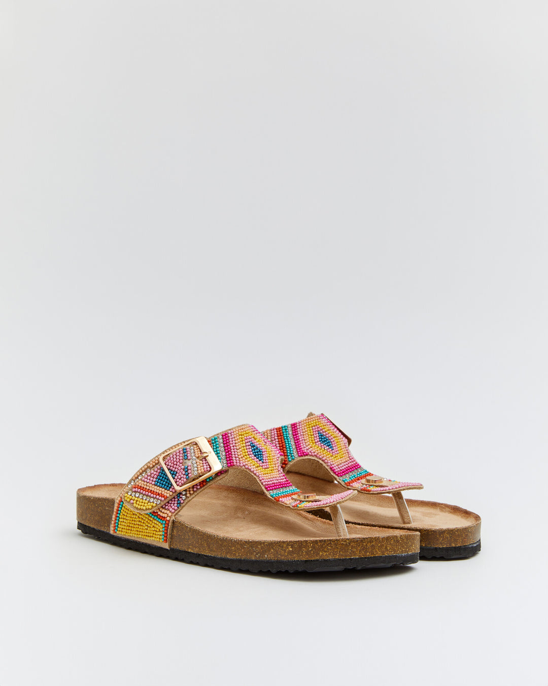 Buonarotti Sandalen Roze Gesp Bohemian Kraaltjes