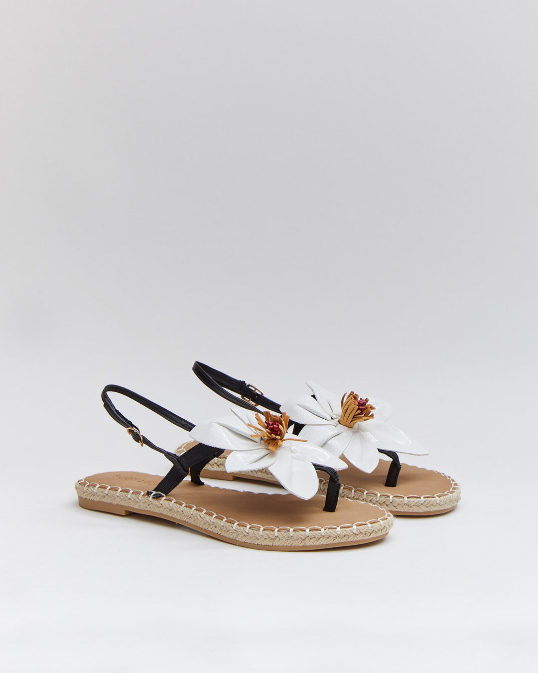 Buonarotti Sandalen Wit Bloem