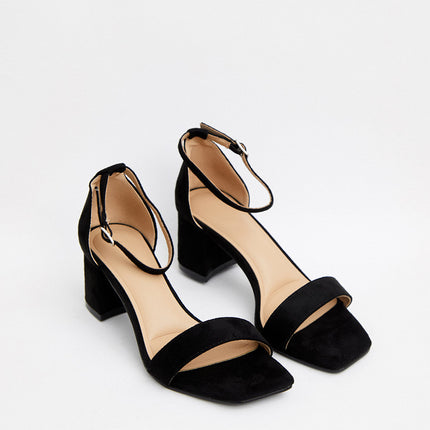 Buonarotti Sandalen Zwart suedine