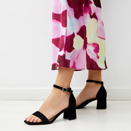 Buonarotti Sandalen Zwart suedine