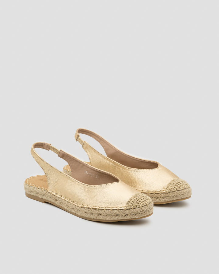 Buonarotti Slingback  Espadrilles Goud