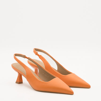 Buonarotti Slingback Heels Oranje