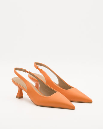 Buonarotti Slingback Heels Oranje