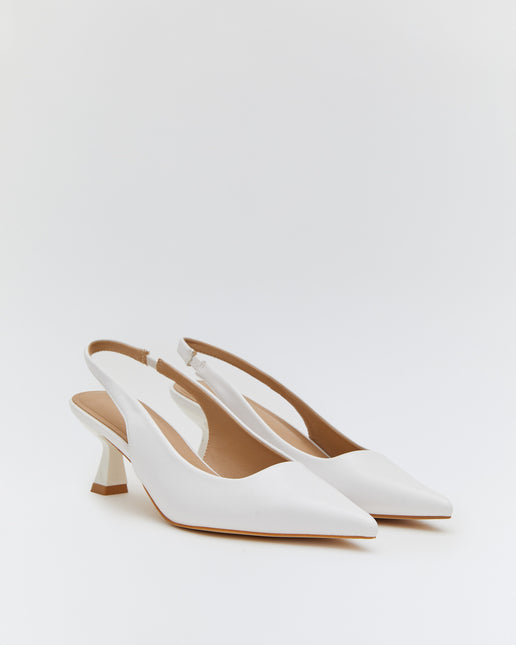 Buonarotti Slingback Heels Wit