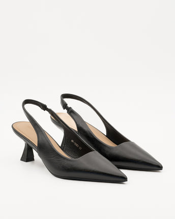Buonarotti Slingback Heels Zwart