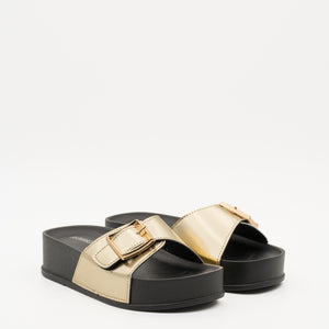 Buonarotti Slippers Goud Plateau Gesp