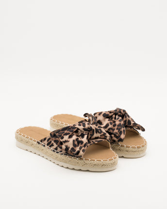 Buonarotti Slippers Leopard Suedine Strik