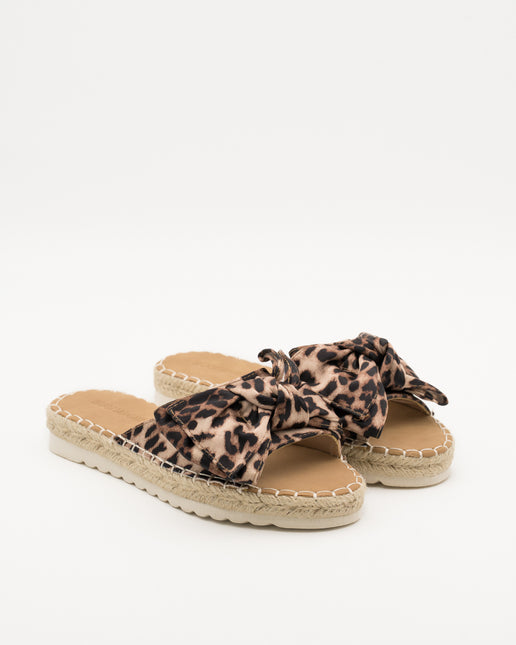 Buonarotti Slippers Leopard Suedine Strik