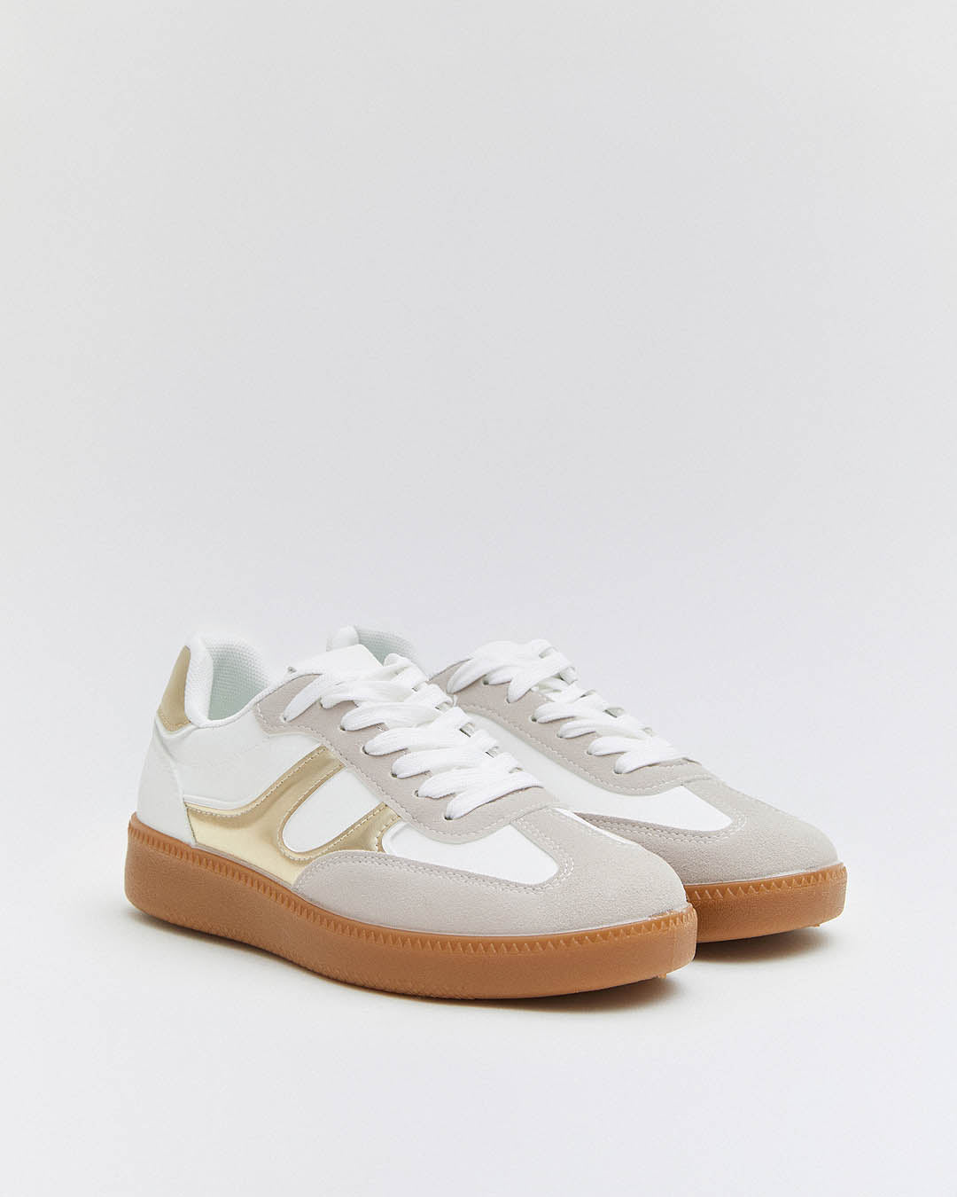 Buonarotti Sneakers Wit Samba Goud