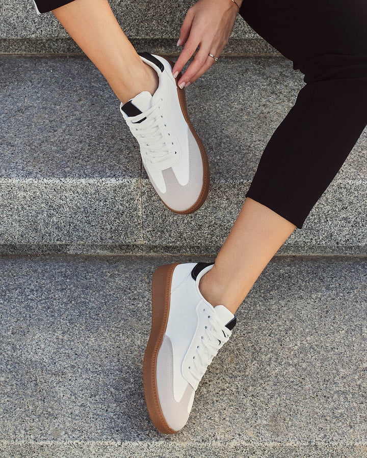 Buonarotti Sneakers Wit Samba Zwart
