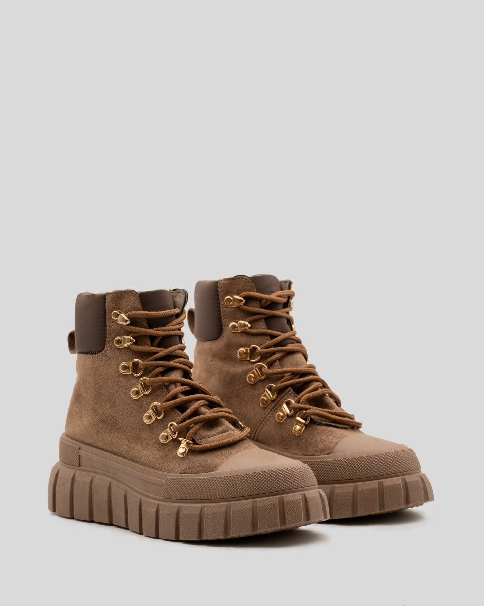 Buonarotti Veterboots Bruin suedine Goud