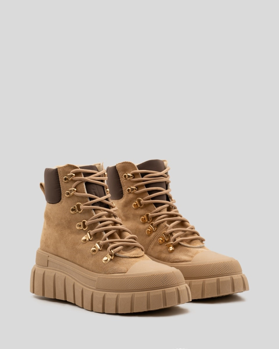 Buonarotti Veterboots Camel suedine Goud