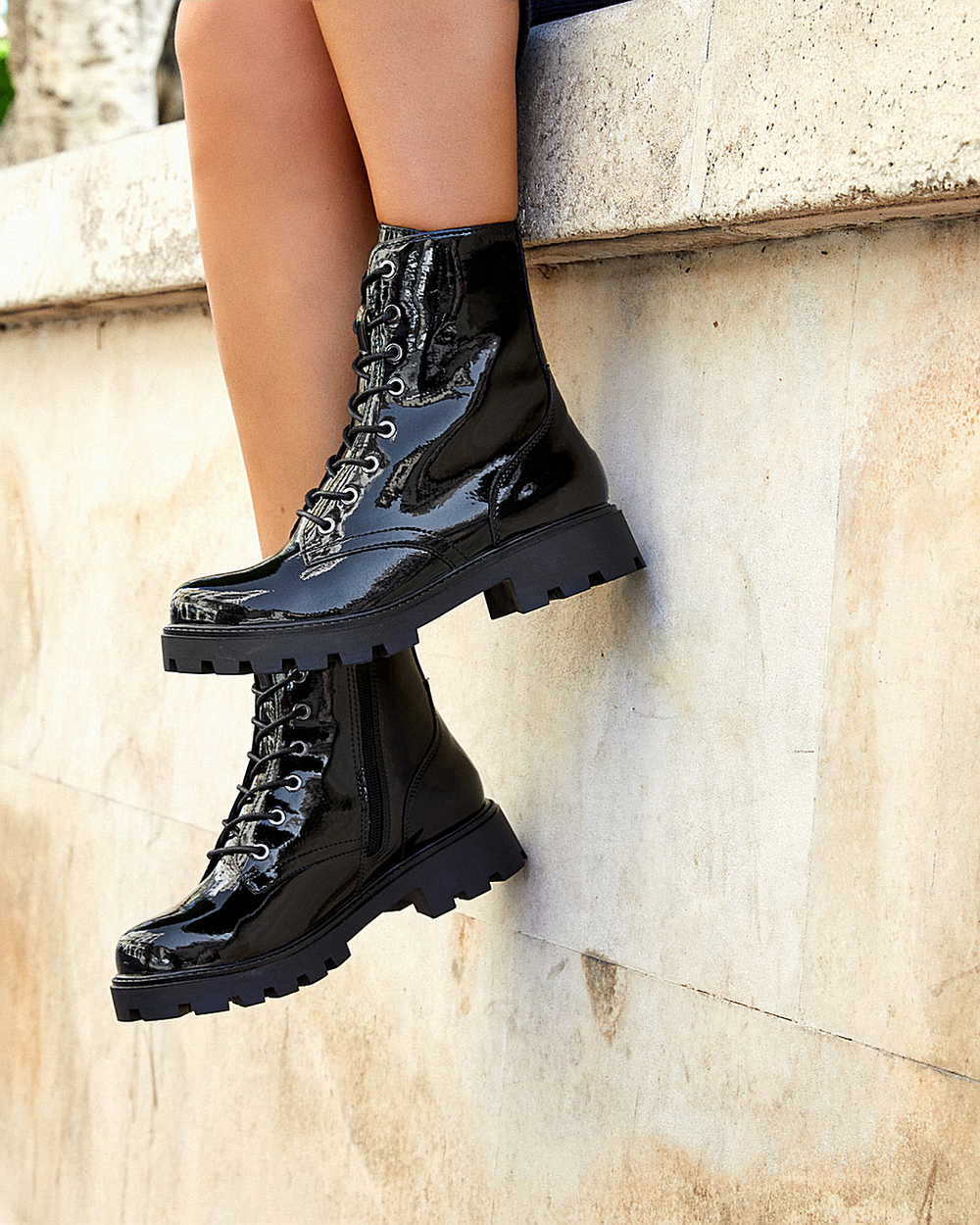 Buonarotti Veterboots Zwart Lak