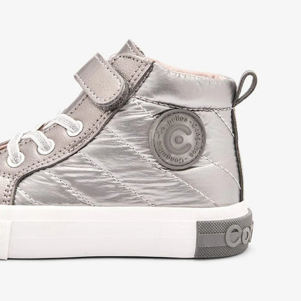 Conguitos Hoge Sneakers Meisjes Zilver