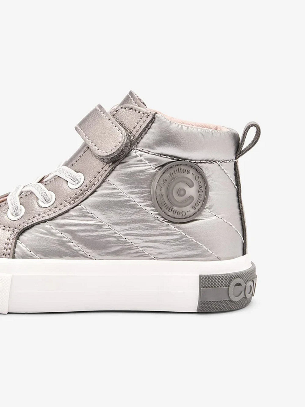 Conguitos Hoge Sneakers Meisjes Zilver