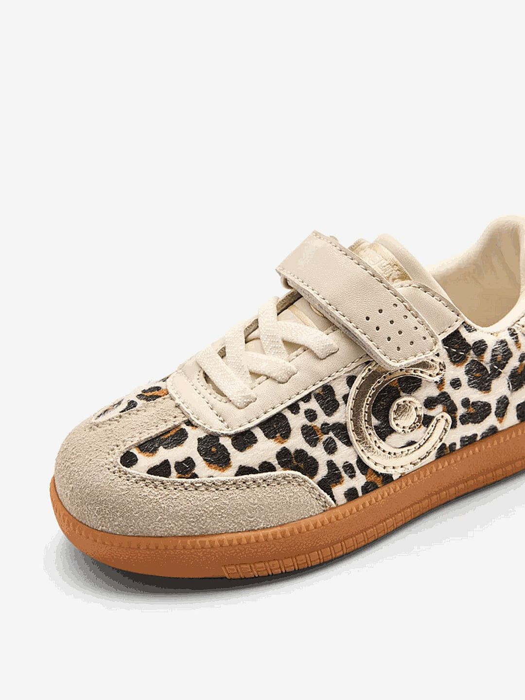 Conguitos Sneakers Meisjes Creme Leopard Logo