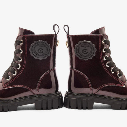 Conguitos Veterboots Meisjes Burgundy Lak