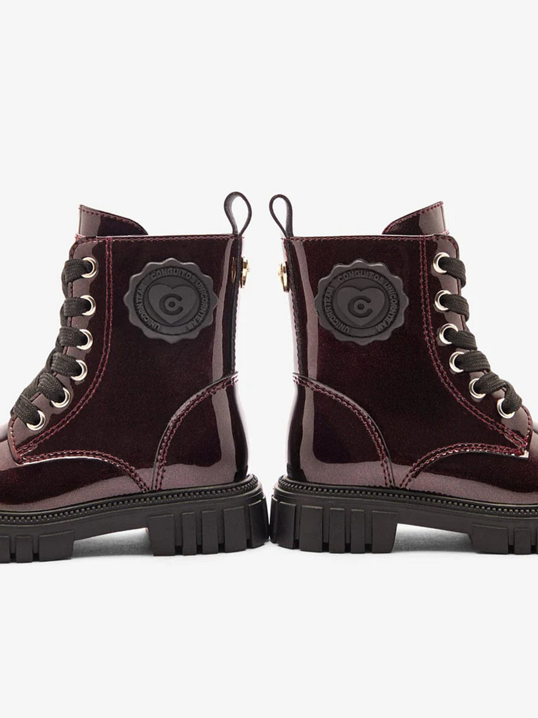 Conguitos Veterboots Meisjes Burgundy Lak