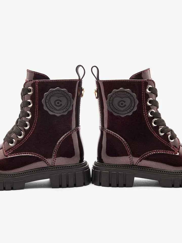 Conguitos Veterboots Meisjes Burgundy Lak