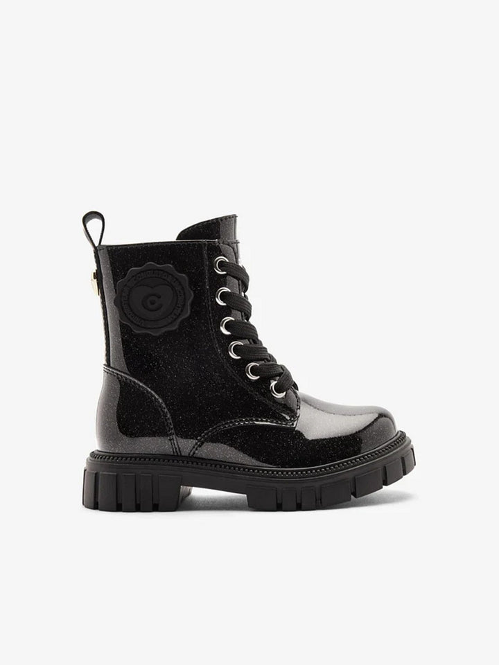 Conguitos Veterboots Meisjes Zwart Lak