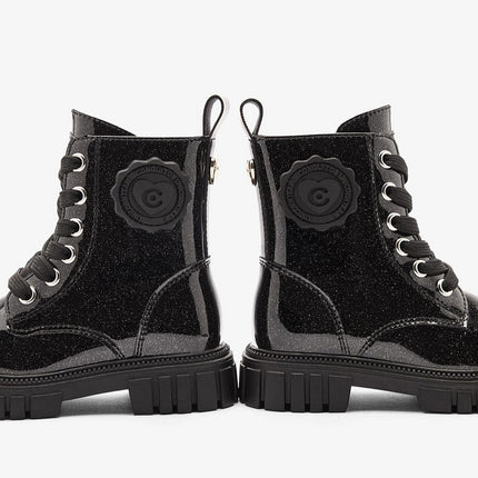Conguitos Veterboots Meisjes Zwart Lak