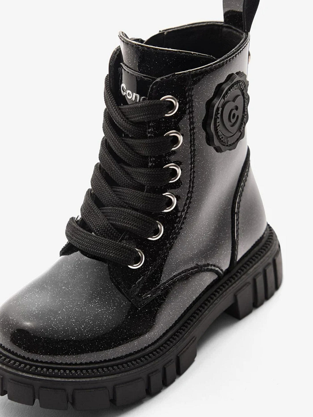 Conguitos Veterboots Meisjes Zwart Lak