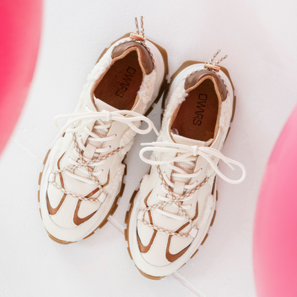 DWRS The label DWRS sneakers BONNEY teddy Off white / Bronze