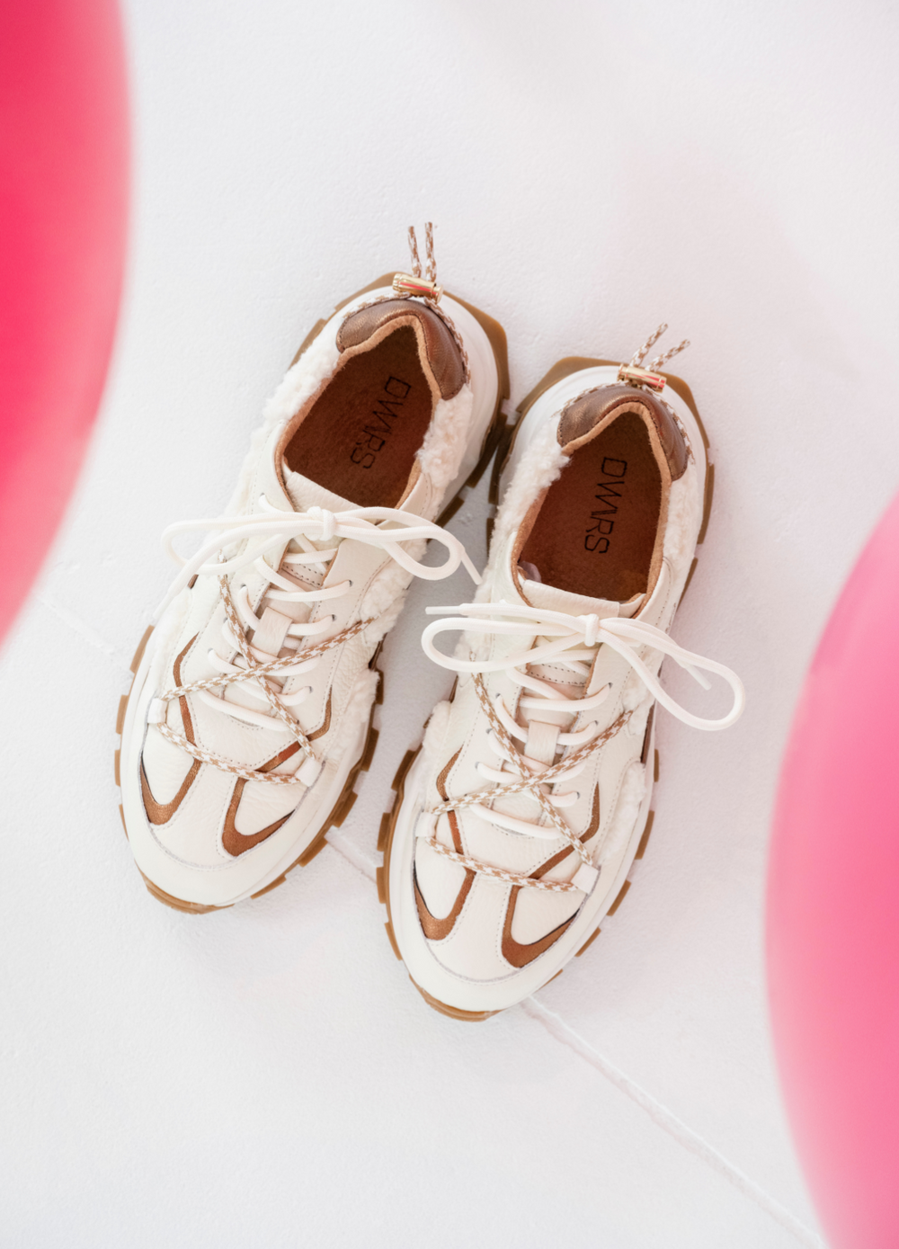 DWRS The label DWRS sneakers BONNEY teddy Off white / Bronze