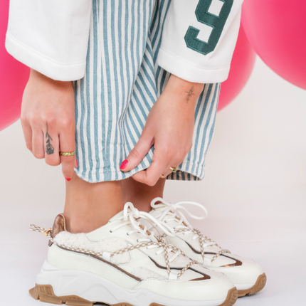 DWRS The label DWRS sneakers BONNEY teddy Off white / Bronze