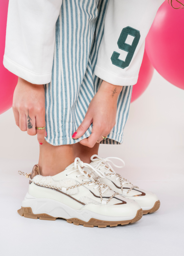 DWRS The label DWRS sneakers BONNEY teddy Off white / Bronze