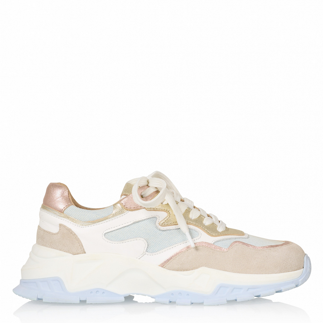DWRS The label DWRS sneakers CHESTER denim Rosé