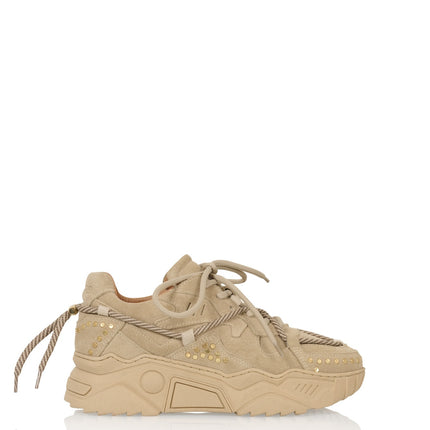 DWRS The label DWRS sneakers JUPITER Beige studs